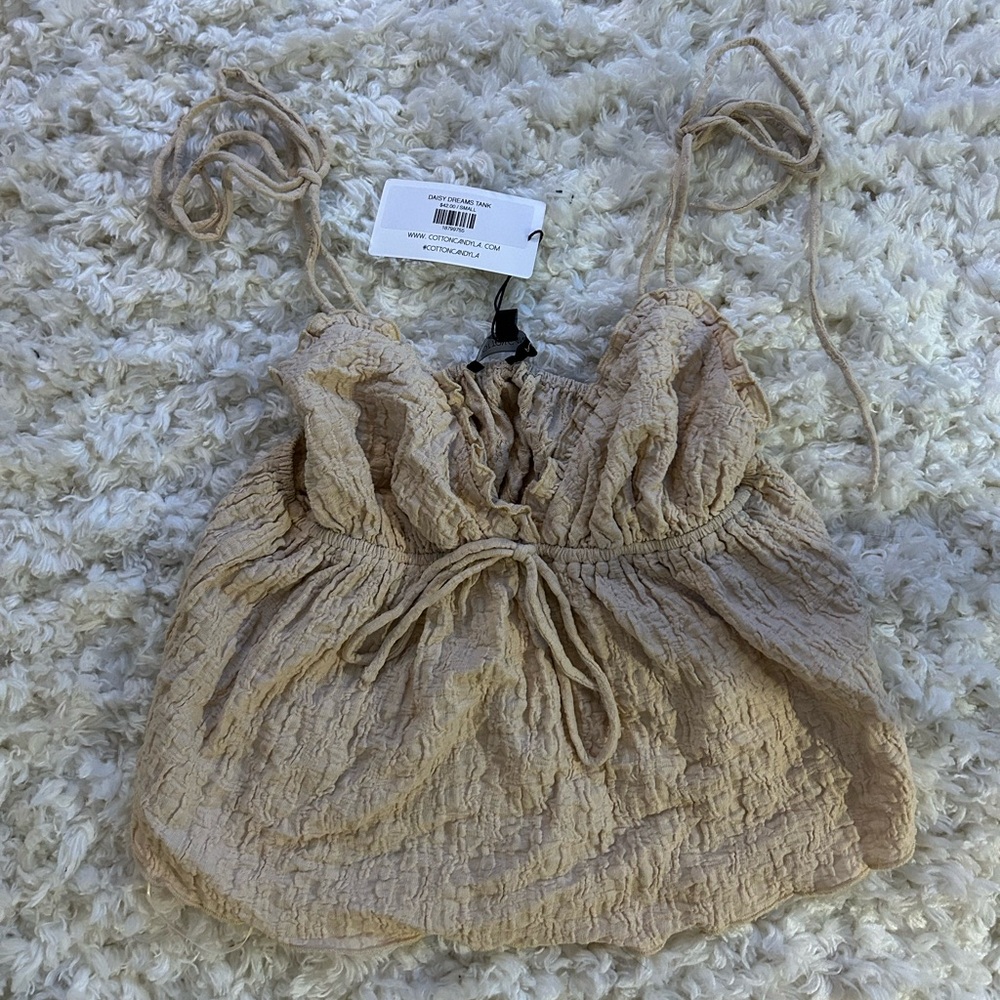 NWT cotton candy LA daisy dreams tank